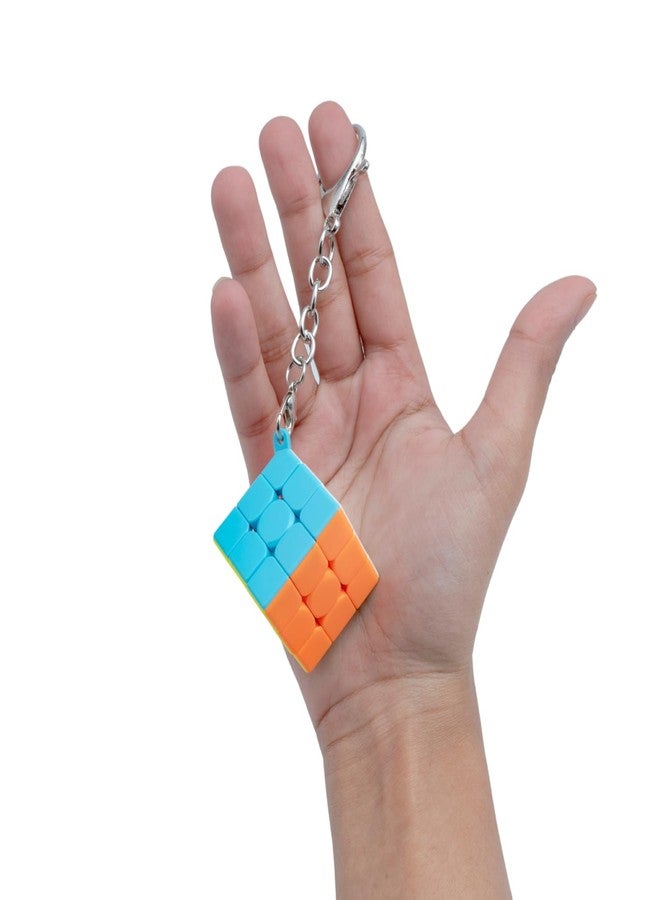 Cubelelo Drift Mini 3x3 Keychain | Magic Speed Cube Toy | Puzzle for Kids and Adults | Compact and Handy Multi Purpose Brain Teaser Game for Fun and Joy | for Ages 3 Years and Above - Image 5