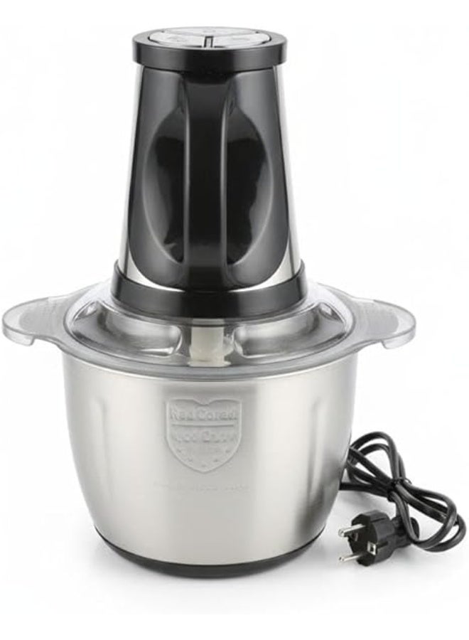 Spaceshoop 2L Stainless Steel Electric Food Processor and Meat Grinder Multi Purpose Chopper for Meat Vegetables and Fruits 220V to 240V - Image 1