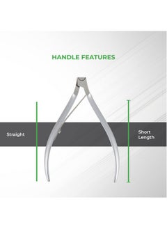 NGHIA NGHIA Cuticle Nipper - D-06 JAW 16 | Stainless Steel | Durable and Sharp | Ergonomic Design | Grey Plated | Ideal for Salons and Home Use  - Image 4