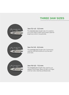 NGHIA NGHIA Cuticle Nipper - D-06 JAW 16 | Stainless Steel | Durable and Sharp | Ergonomic Design | Grey Plated | Ideal for Salons and Home Use  - Image 5