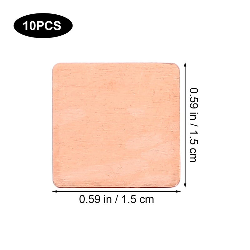 Copper Thermal Pads 10pcs High Conductivity for GPU CPU Laptop Computer Cooling - Image 3