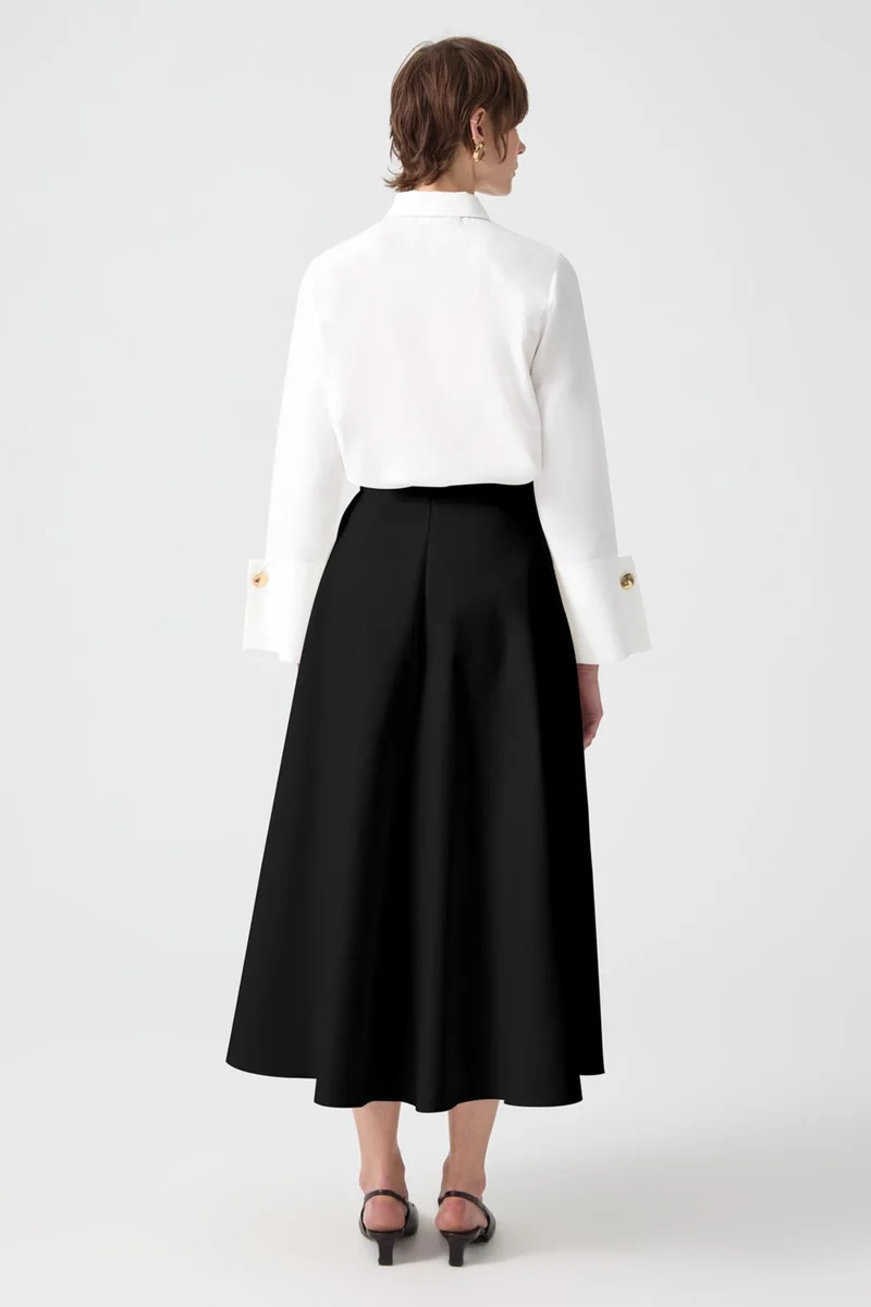 توتشي Wide Cuffed Shirt Body