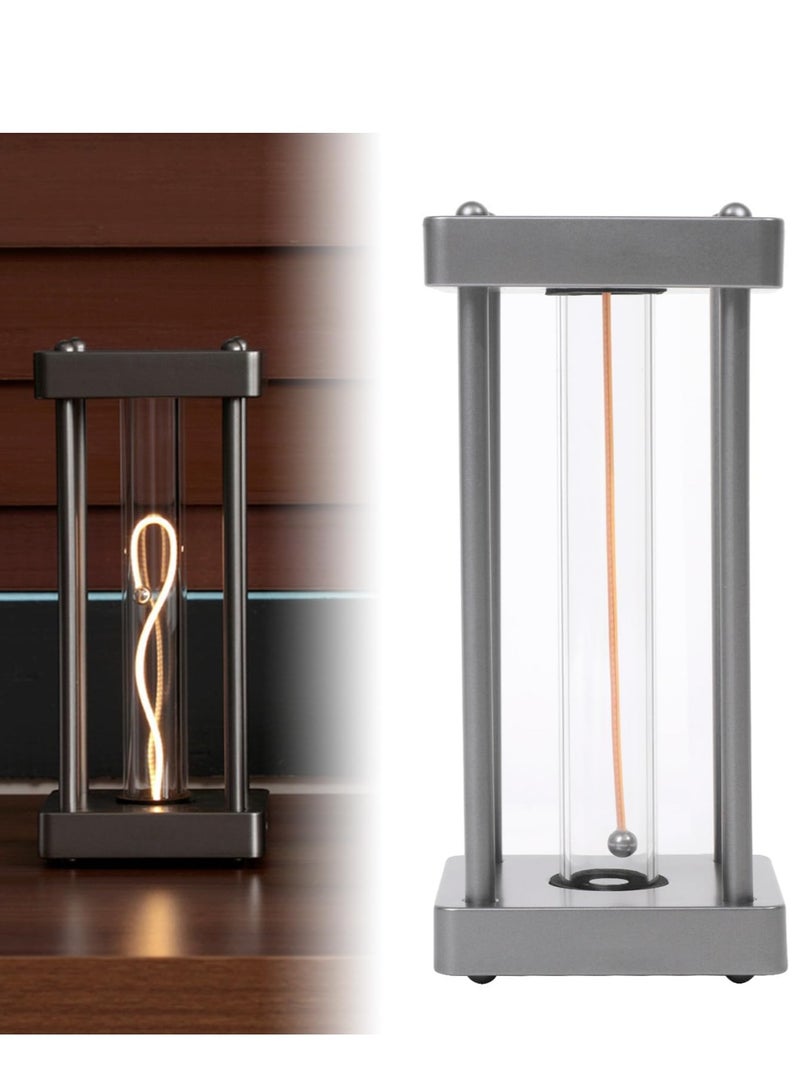 MOXOM Square Quantum Magnetic Night Light, Rechargeable Cordless LED Nightstand Lamp, Minimalist Table Lamp with 2 Modes, Decorative Lamp, Touch Switch, 3 Levels of Different Brightness - Image 1