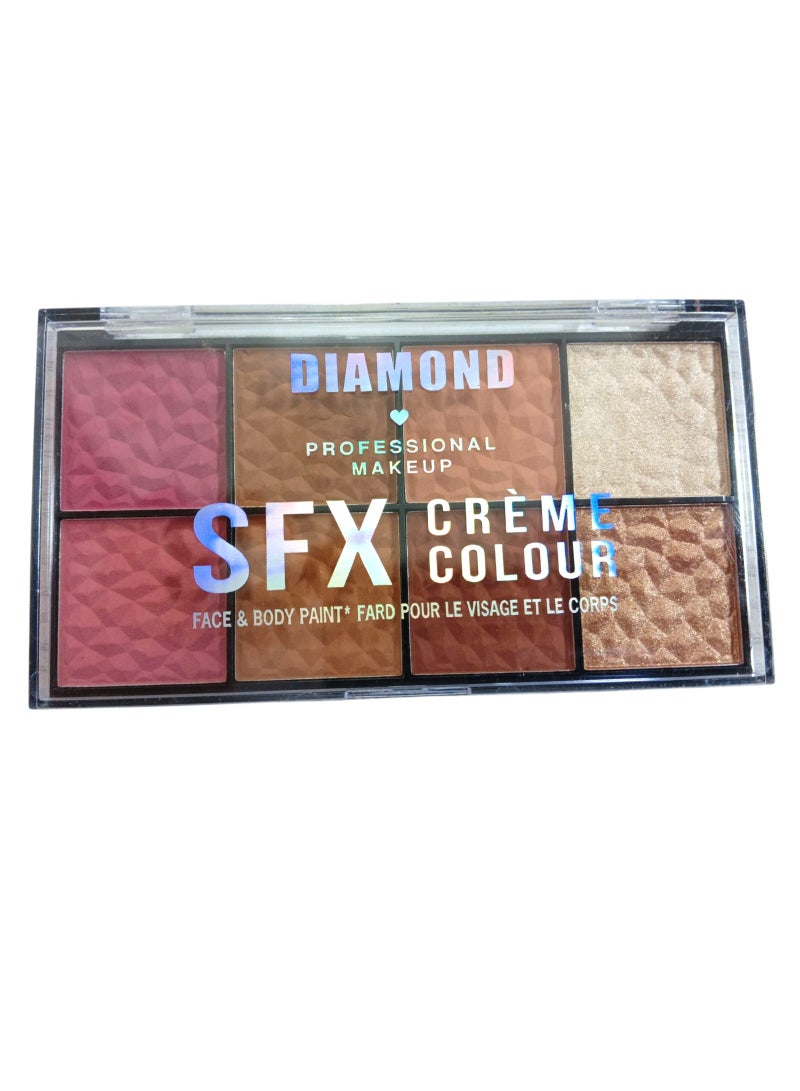 دايموند باليت ألوان كريمية للوجه والجسم دايموند SFX للمكياج الاحترافي - Image 2
