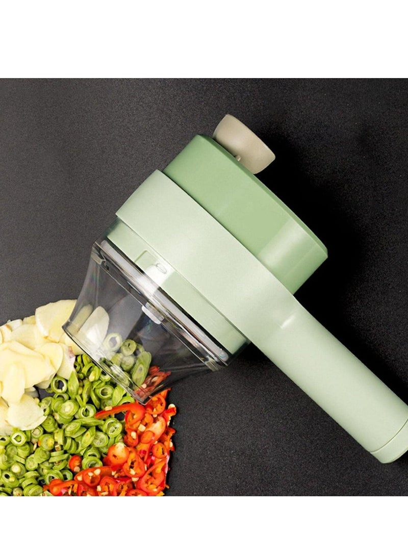 Portable Electric Vegetable Cutter Set - Image 2