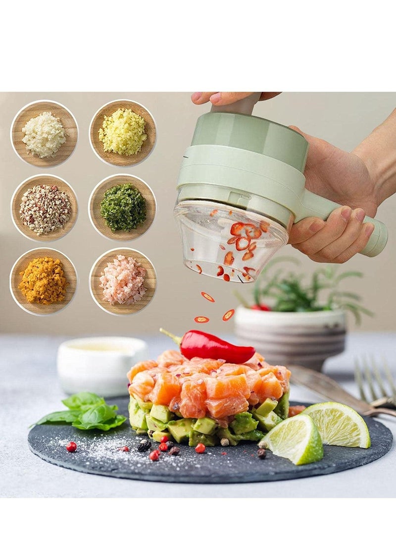 Portable Electric Vegetable Cutter Set - Image 3