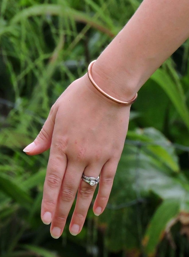 Hands Of Tibet Unisex Tibetan Hand Crafted Copper Medicine Bracelet From Nepal (11) - Image 2