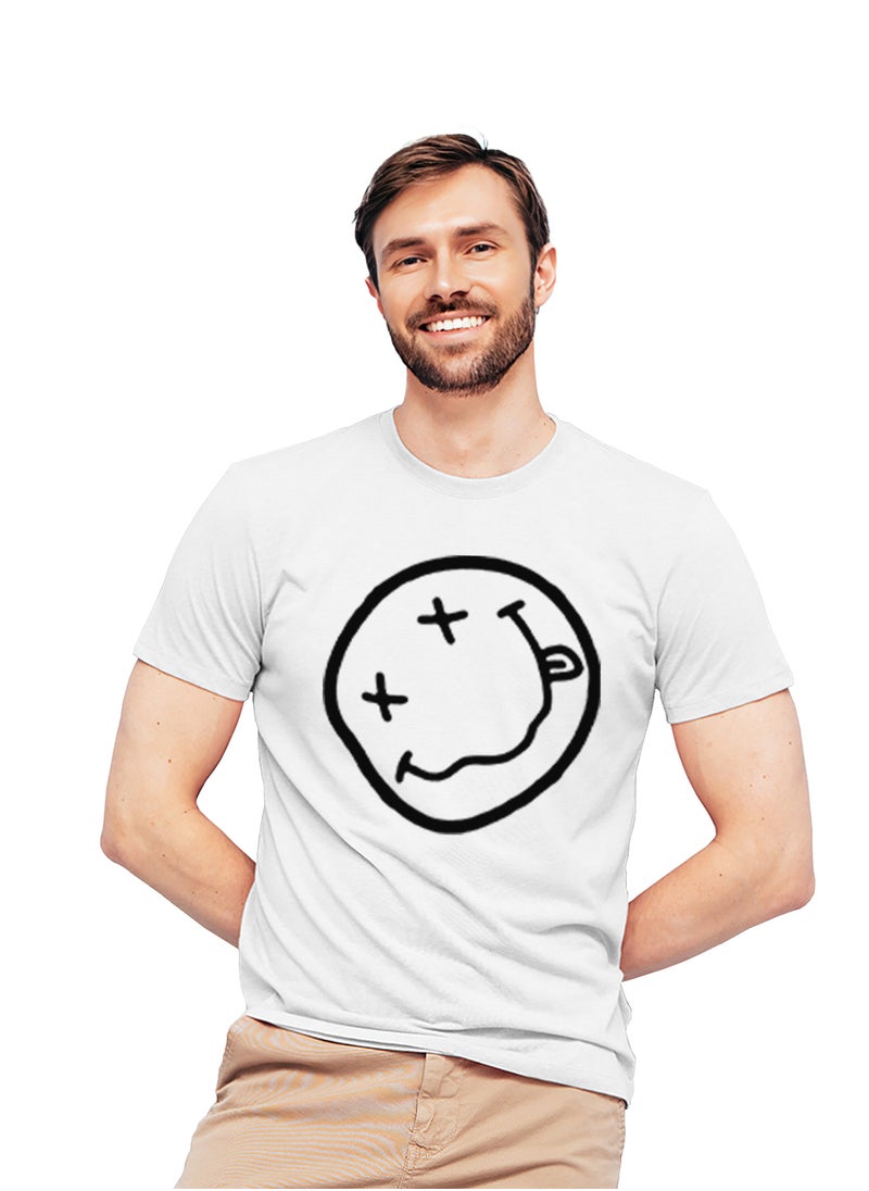 Generic - Fashion World Cotton T-shirt Printed with High-quality Smiley face - Image 1