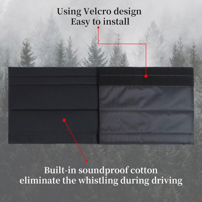 50 inch Led Light Bar Cover Flood spot Combo Beam Reducing The Wind Whistling Now Sound Proof Vibration Dampener Wind Diffuser Protect Against Water Snow mud dust Scratch Dirt - Image 3