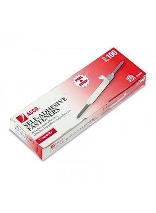 ACCO Self-Adhesive Fasteners, 1" Capacity, Economy, 100 Fasteners/Box (70010),Silver - pzsku/Z77F1AE3F9A9E0B52A59BZ/45/_/1731078067/ccf0b97d-6a28-4407-b082-4138af3a0571