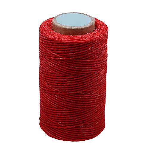 284 Yards Waxed Thread 210D Heavy Duty Wax Thread for Leather Sewing Upholstery Thread 08mm Flat Waxed Thread for BookbindingShoe RepairingLeather Projects
