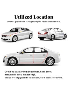 Scrolls Car Door Edge Guards, Rubber Clip Seal U Shape Edge Trim Guard Protection Car Metal Door Edge Protector Strip, Fit for SUV Sedan and Most Models (16.4 Ft(5M) No Glue Required (Grey)  - Image 4