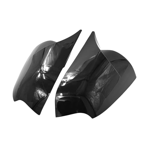 KMH Batman Style Car Mirror Covers Compatible with Hyundai Vanue 2020+ Car Accessories - (Gloss Black) Set 2 Pcs - Image 2