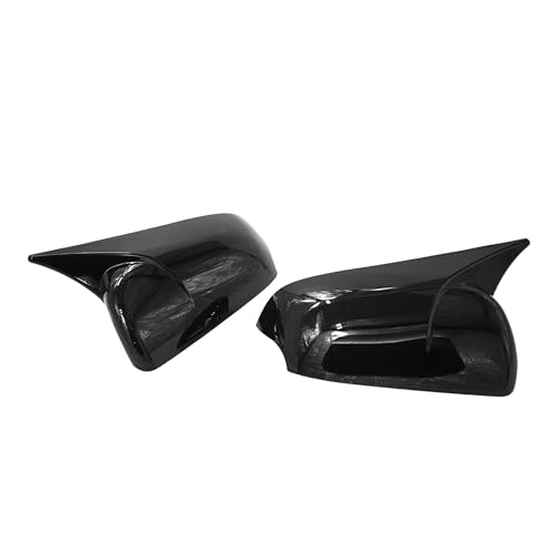 KMH Batman Style Car Mirror Covers Compatible with Hyundai Vanue 2020+ Car Accessories - (Gloss Black) Set 2 Pcs - Image 3