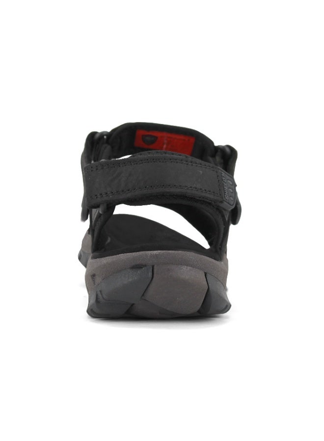 Shield Grounded Men’s Black Adjustable Sandal – Lightweight Comfort, Anti‑Slip Sole, Daily Casual Wear - Image 4