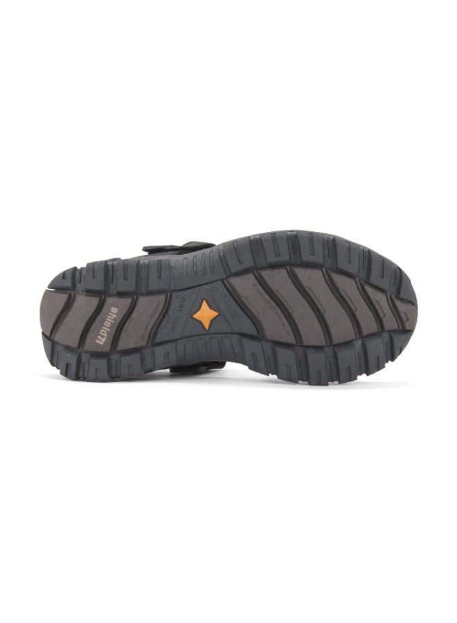 Shield Grounded Men’s Black Adjustable Sandal – Lightweight Comfort, Anti‑Slip Sole, Daily Casual Wear - Image 5