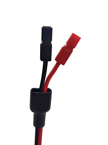 Halokny 14AWG DC 5.5mm x 2.1mm Power Plug Extension Cable Connector for Generator Backup Battery and Foldable Solar Panel, Compatible Anderson PowerPole Port - 60CM/2Ft (5.5x2.1mm Female) - Image 4