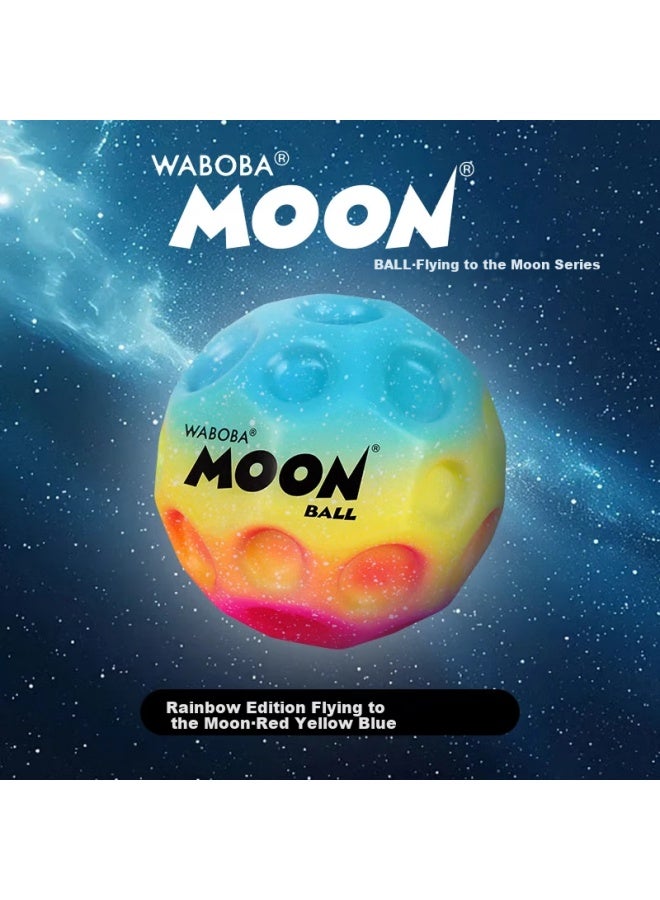Waboba Anti-gravity Moon Ball, High Moon Ball, Elastic Ball, Children's Outdoor Bouncy Ball, Stress Relief Toy Ball - Image 1