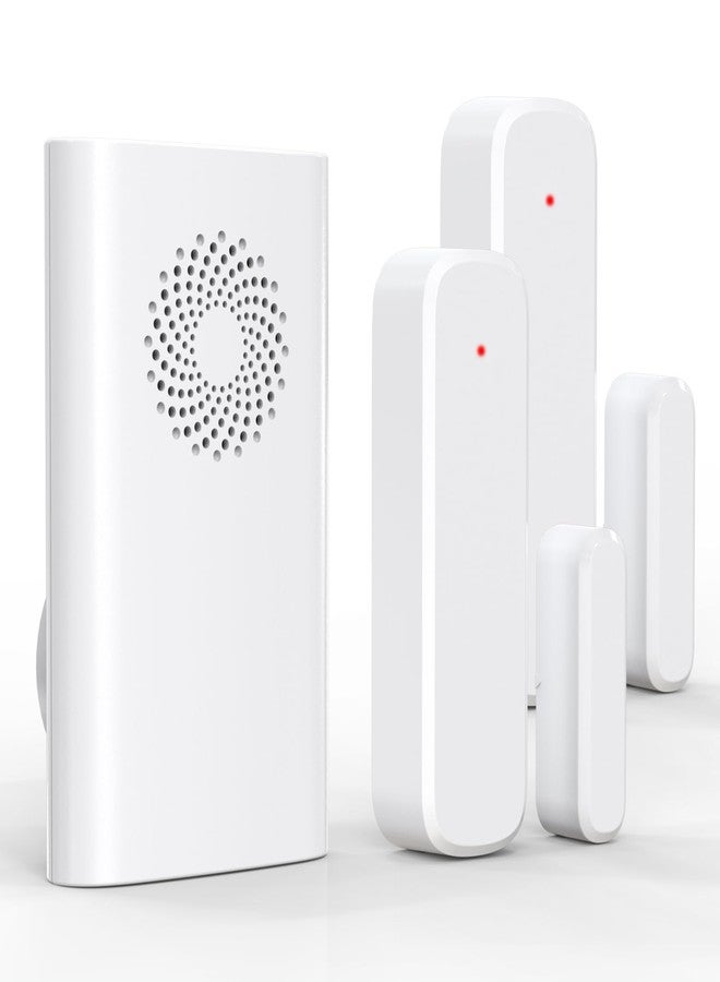 AMHEY Wireless Door Chime for Business Entering, Door Open Alarm for Kid/Toddler Home Safety (500ft Range 51 Ringer) Door Dinger Buzzer Alert, 1 Receiver +2 Sensor - Image 1