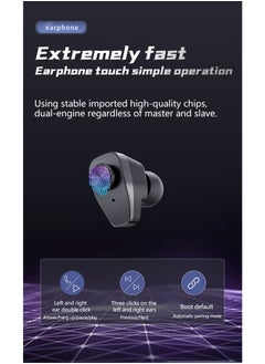 Generic GT 100 Bluetooth Smart Watch With Earbuds 1.43 HD Screen For Men Rugged Bluetooth Call Answer Calls Fitness Tracker Ip67 Waterproof AI Voice Assistant Grey  - Image 3