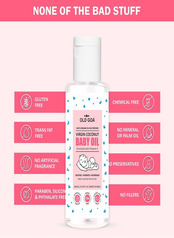 OLDGOA Organic Baby Oil | Natural & Cold Pressed | Soothing Baby Massage Oil | For Faster Physical Growth, Stronger Bones, & Muscles | Lightweight, Non-Sticky, & Quick Absorb | Baby's Sensitive Face, Skin, Body & Hair | All Skin Type | Clinically Tested, Organic & Chemical Free | New Born & Toddlers | Newborn 0 to 6 years Baby Oil | 100ML - Image 5