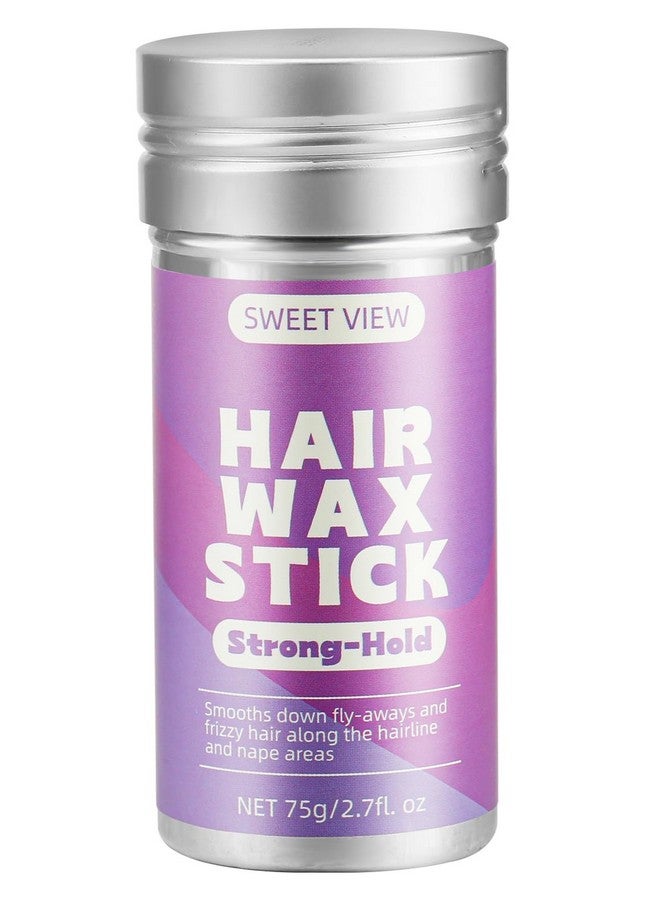 SWEET VIEW Hair Wax Stick, Flexible Hold Slick Back Hair Stick Anti-Frizz and Smooth Flyaways 2.7oz - Image 1