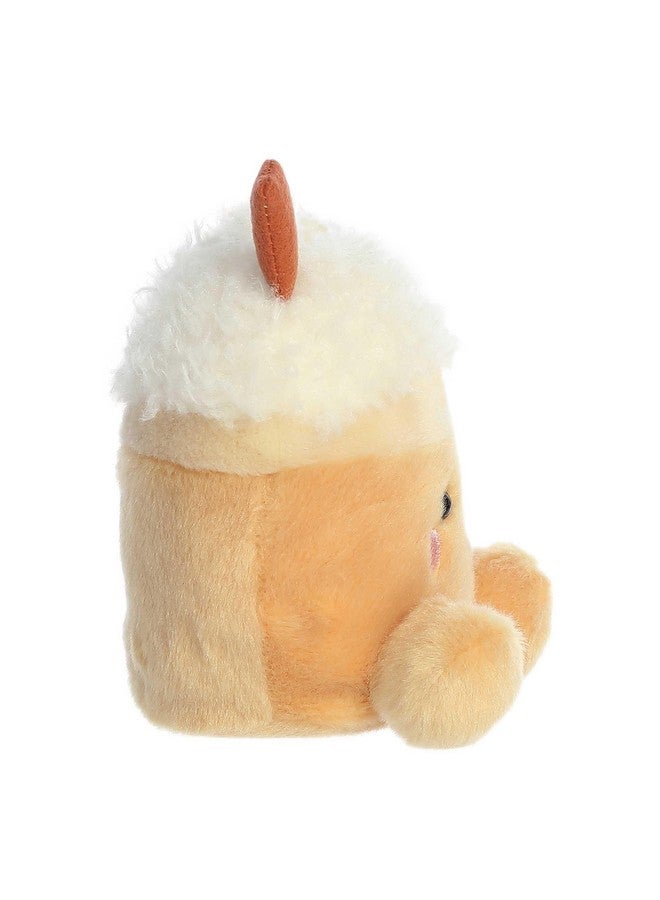 Aurora® Festive Palm Pals™ Speckle Pumpkin Spice Latte™ Stuffed Animal - Pocket-Sized Play - Collectable Fun - Brown 5 Inches - Image 3