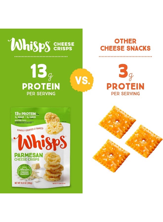 Whisps Parmesan Cheese Crisps - High Protein Snack - Image 5