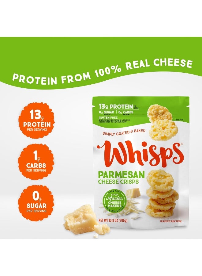 Whisps Parmesan Cheese Crisps - High Protein Snack - Image 3