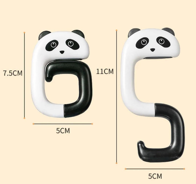 Tusig Tusig Cute Portable Travel Plastic Animal Hook for Hanging Decorative Table Purse Bag Hooks Wall Hanger Holder Handbag HangerPack of 2  - Image 5