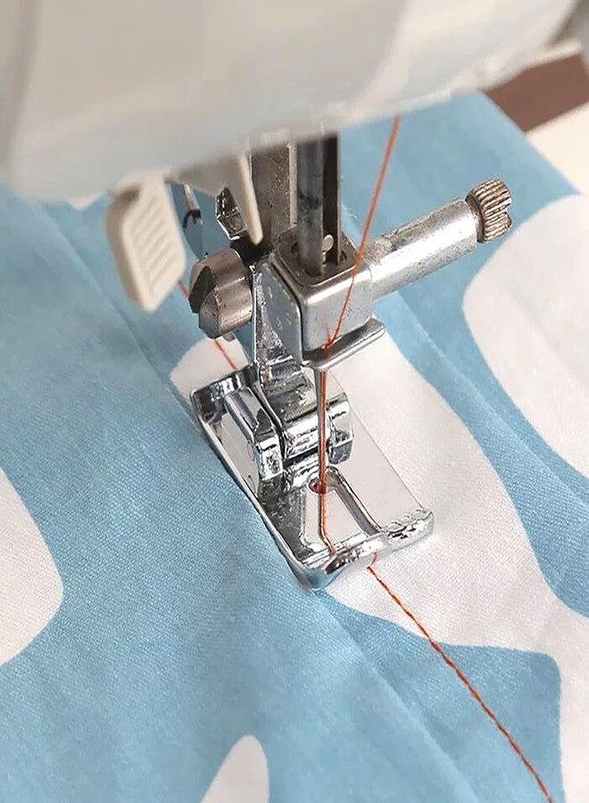 TISEKER 1/4” Straight Stitch Snap-On Foot Presser Foot Fit for All Low Shank Snap-On Singer, Brother, Babylock, Euro-Pro, Janome, Juki, Kenmore, New Home, White, Simplicity Sewing Machines - Image 4