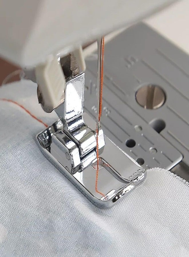 TISEKER 1/4” Straight Stitch Snap-On Foot Presser Foot Fit for All Low Shank Snap-On Singer, Brother, Babylock, Euro-Pro, Janome, Juki, Kenmore, New Home, White, Simplicity Sewing Machines - Image 5