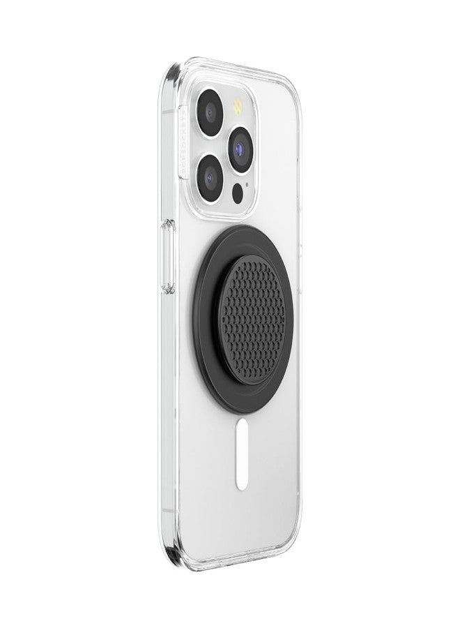 PopSockets Phone Grip for MagSafe with Kickstand, Magnetic Stand, Swappable Top, Secure Hold for iPhone MagSafe Cases, Phone & Tablet Grip - Aluminum Speakerbox - Image 2