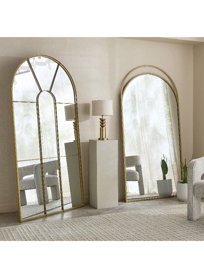 Home Box مرآة كبيرة جداً بزاوية ذهبية - 100x200 سم - Image 4