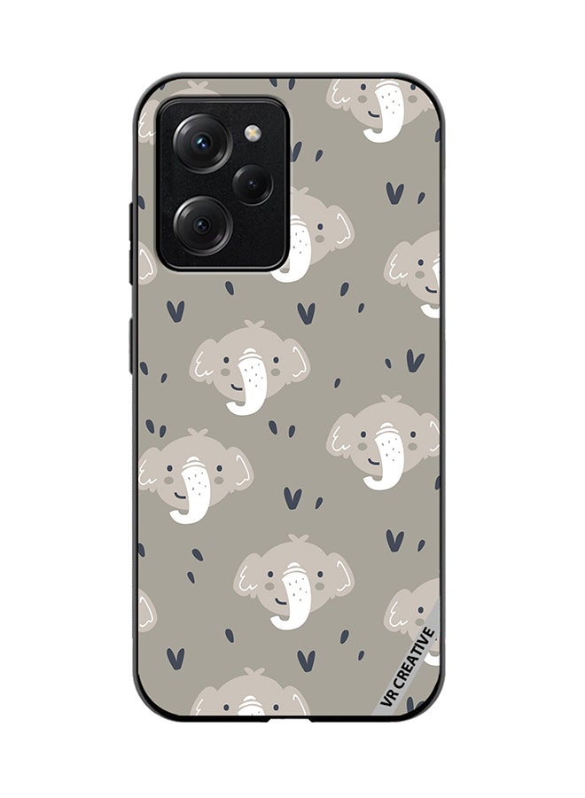 VR CREATIVE Protective Case Cover For Xioami Pcoo X5 Pro Elephant Design Multicolour - Image 1