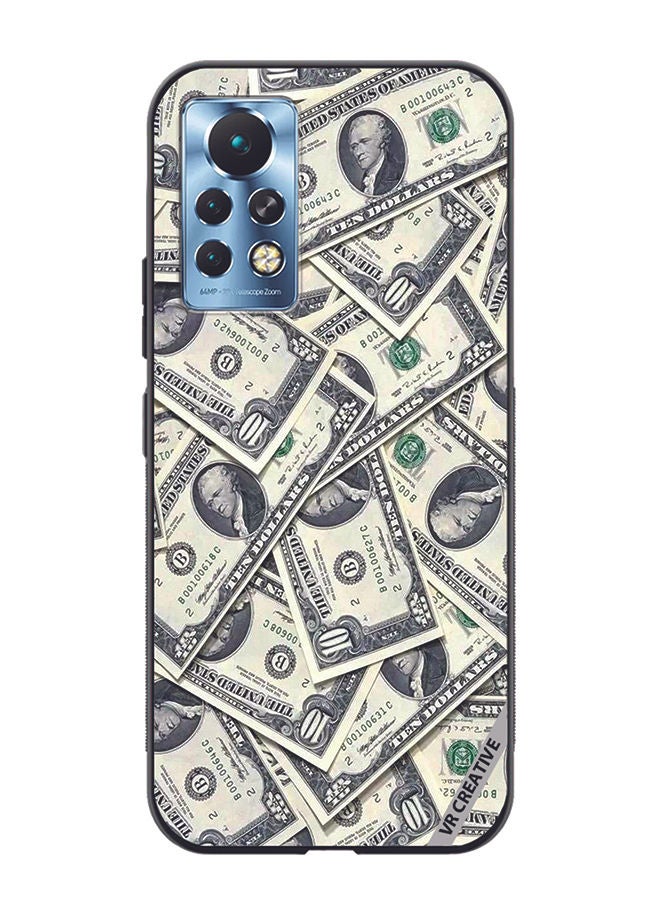 VR CREATIVE Protective Case Cover For Infinix Note 11 Pro Money Design Multicolour - Image 1