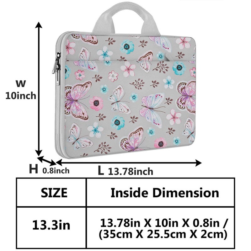 Hseok Laptop Sleeve 13-14 Inch Case Briefcase Compatible with MacBook Pro 14 inch M4/M3/M2/M1 All Model of 13.3 Inch Mac Air/Pro, XPS 13 14, Most Popular 13"-14" Notebooks,B01F01 - Image 2