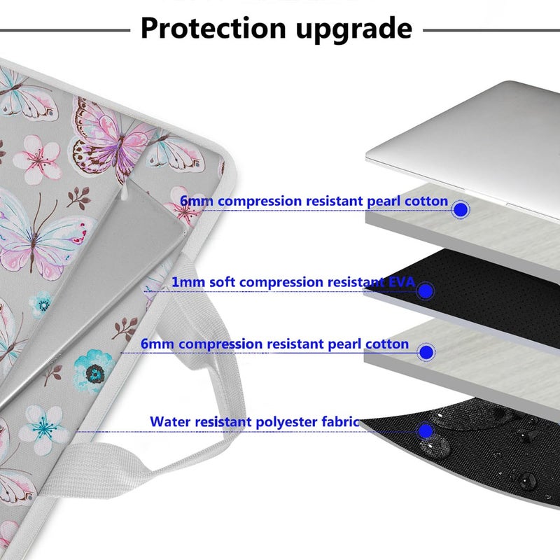 Hseok Laptop Sleeve 13-14 Inch Case Briefcase Compatible with MacBook Pro 14 inch M4/M3/M2/M1 All Model of 13.3 Inch Mac Air/Pro, XPS 13 14, Most Popular 13"-14" Notebooks,B01F01 - Image 5