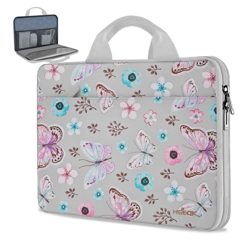 Hseok Laptop Sleeve 13-14 Inch Case Briefcase Compatible with MacBook Pro 14 inch M4/M3/M2/M1 All Model of 13.3 Inch Mac Air/Pro, XPS 13 14, Most Popular 13"-14" Notebooks,B01F01 - Image 1