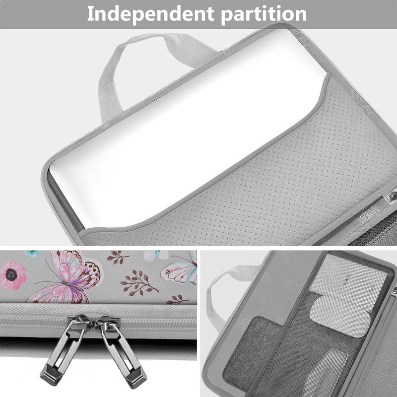 Hseok Laptop Sleeve 13-14 Inch Case Briefcase Compatible with MacBook Pro 14 inch M4/M3/M2/M1 All Model of 13.3 Inch Mac Air/Pro, XPS 13 14, Most Popular 13"-14" Notebooks,B01F01 - Image 3