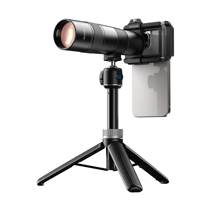 مجموعة عدسة ملحقة لهاتف محمول منظومة دقة عالية APEXEL T30 30X//T50 50X، منظوّم أحادي العين بعملية تكبير مع حامل ثابت - Image 2