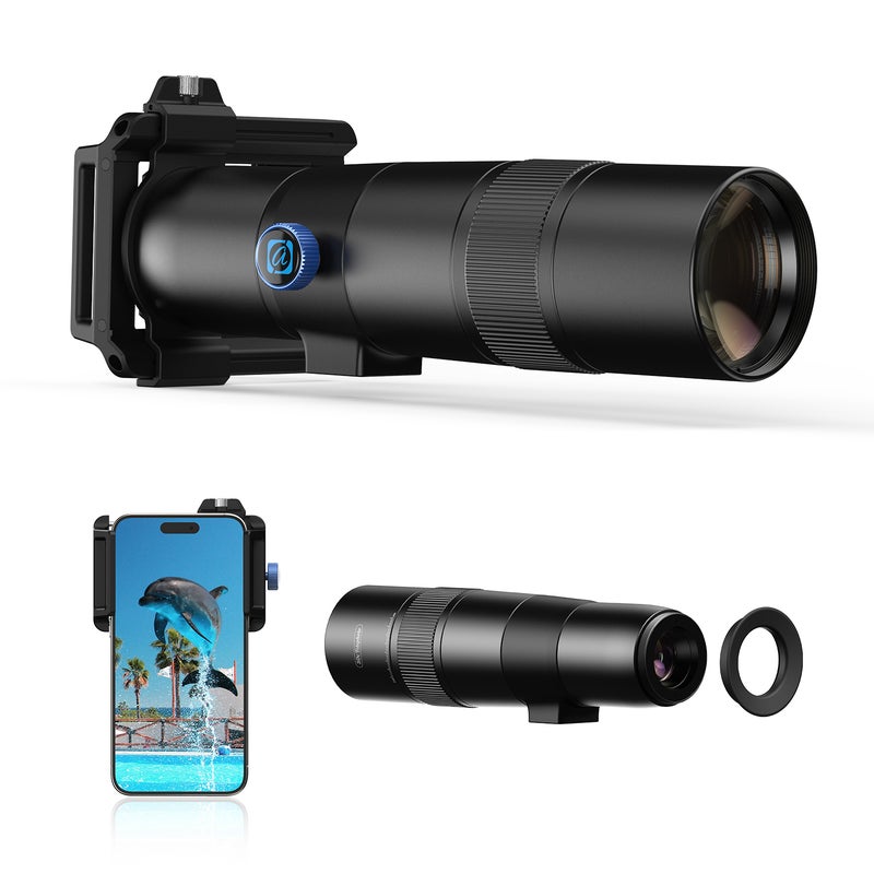 مجموعة عدسة ملحقة لهاتف محمول منظومة دقة عالية APEXEL T30 30X//T50 50X، منظوّم أحادي العين بعملية تكبير مع حامل ثابت - Image 3