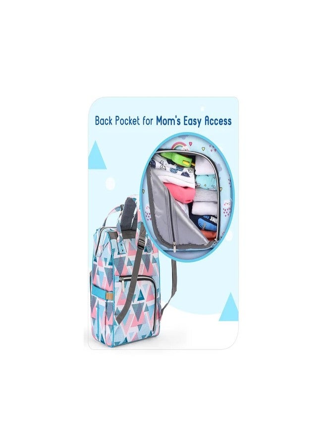 Laee cute Printed Diaper Bag for Mothers for Travel, Maternity Bag for Newborn Baby, Mother Travelling Bag, Multiple Pocket Water Resistant Baby Bag (Multicolor) - Image 4
