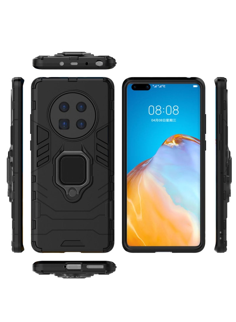 Black Protective Cover With Ring Bracket For Huawei - Image 2