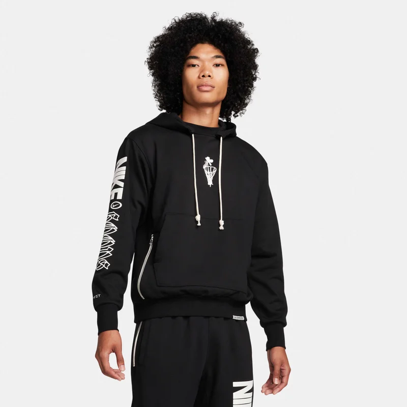 Nike Black Men's Standard Issue Dri-FIT Hoodie for Men | Best Price UAE