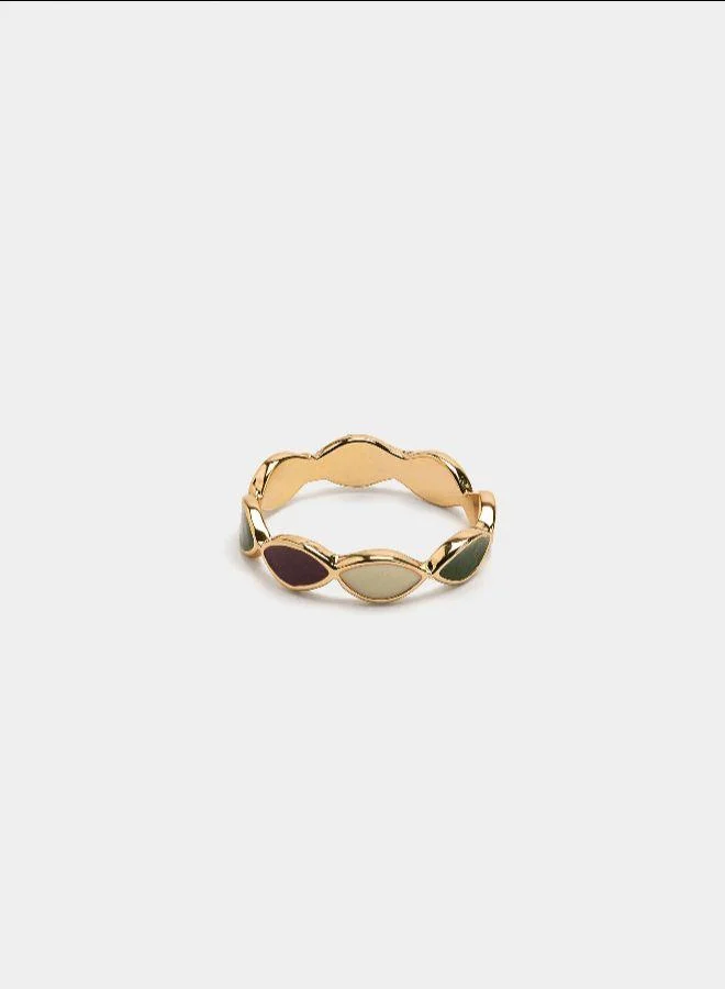 PARFOIS Multicolour Ring with enamel for Women | Best Price UAE