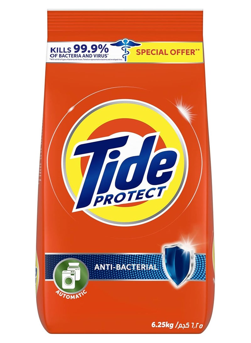 Tide Protect Antibacterial Laundry Detergent Automatic 6.25Kg - Image 1