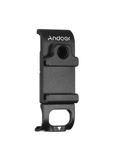 G9-6 Multi-functional Action Camera Battery Cover Removeable Metal Battery Door with Cold Shoe Mount 1/4 Inch Screw Hole Vlog Accessory Replacement for GoPro Hero 9 10 11