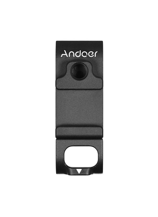 ANDOER - G9-6 Multi-functional Action Camera Battery Cover Removeable Metal Battery Door with Cold Shoe Mount 1/4 Inch Screw Hole Vlog Accessory Replacement for GoPro Hero 9 10 11 - Image 1