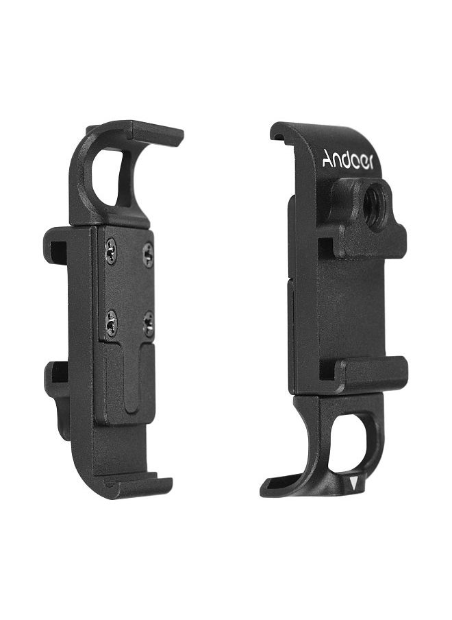 ANDOER - G9-6 Multi-functional Action Camera Battery Cover Removeable Metal Battery Door with Cold Shoe Mount 1/4 Inch Screw Hole Vlog Accessory Replacement for GoPro Hero 9 10 11 - Image 1